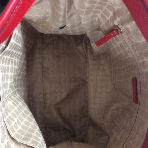 Kate Spade Red Leather Tote - Picture 4 of 7